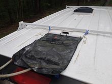 I have a propane water heater but rarely use it - this "solar bag" rides on the roof and is usually all I need