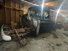 Engine/front clip removed.