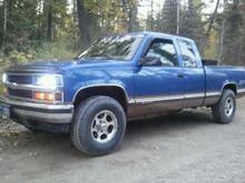 in the mountains with the new hid headlight bulbs