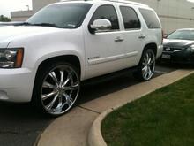 Front Driver side after rims 28"