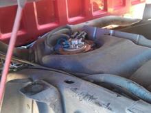 Fuel pump replace
