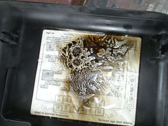 underside of cover
