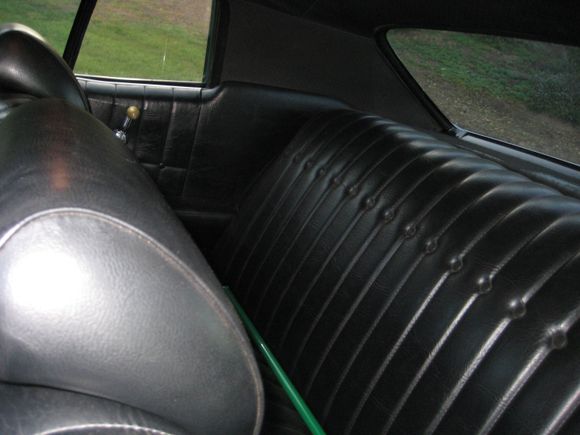 Leather interior.
