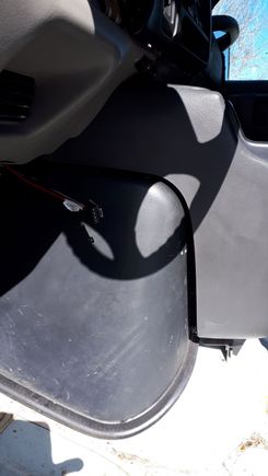 The center console needed that extra length on top to fit the longer/deeper engine cover. 