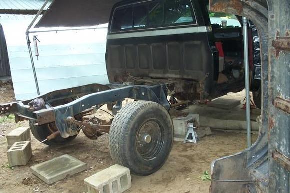 new frame inplace