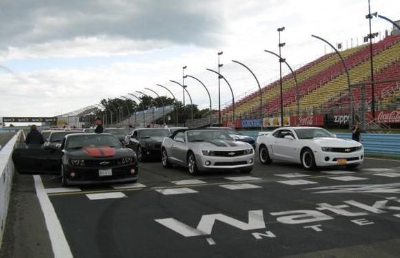 Lined up with my fellow C5 owners at the Glen