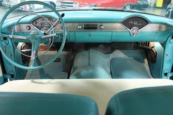 Interior of '55 Bel Air