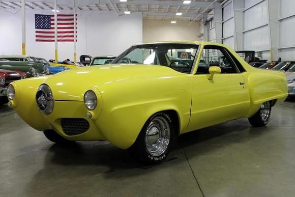 A mostly '87 El Camino Body, with a Studebaker front end, crazy!