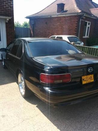 My 95 Impala SS, I shipped this from the US 1 owner.