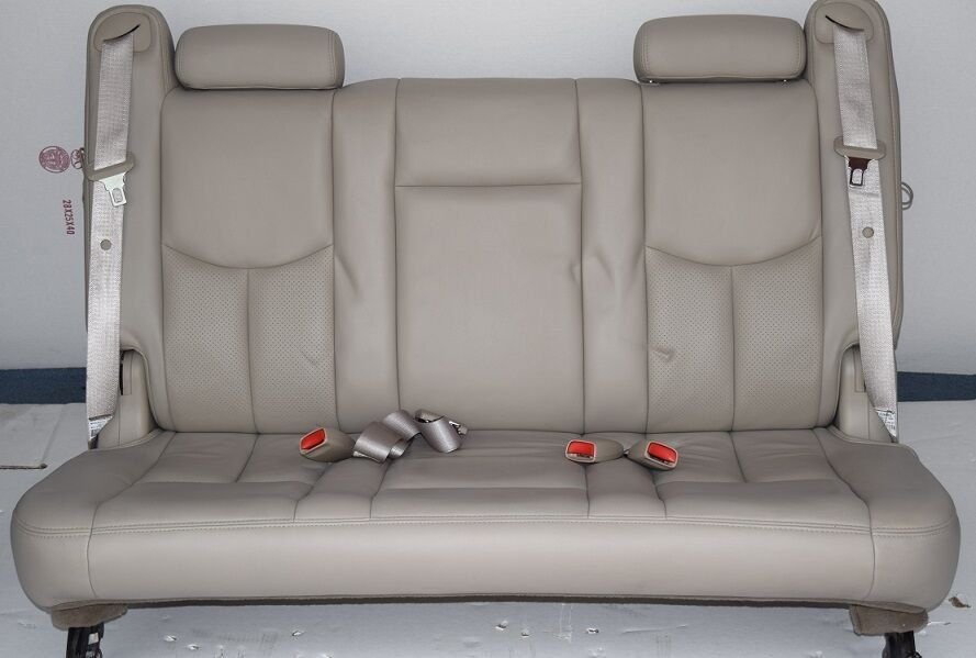 Interior/Upholstery - 0-06 Escalade ESV Suburban Yukon XL Denali Third 3rd Row Bench Seats Tan - Used - 2000 to 2006 Chevrolet Suburban - Accokeek, MD 20607, United States