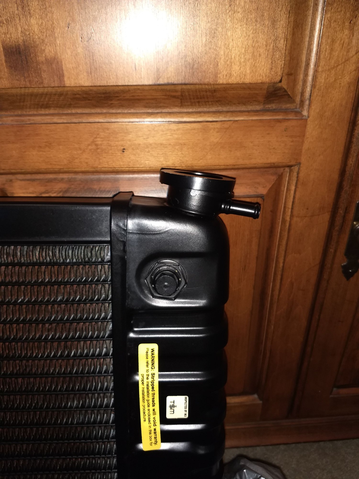 Radiator swap complete