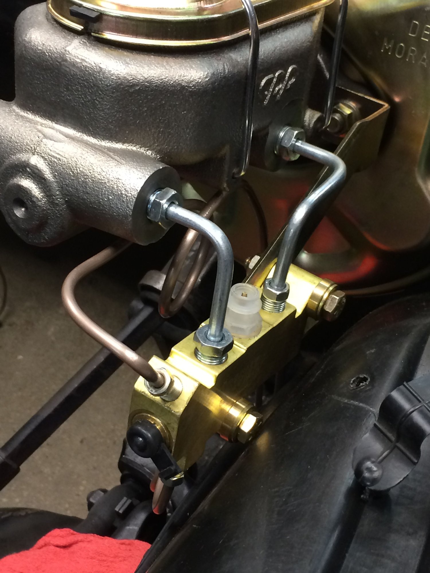 Proportioning Valve Relocation Lines?