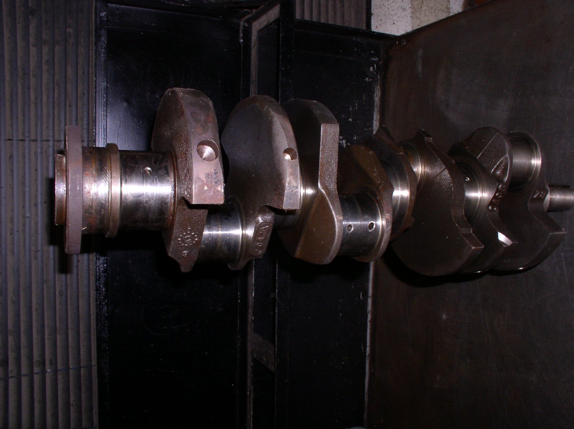 BIG N Nodular Crankshaft for 455 This has a bushing installed for