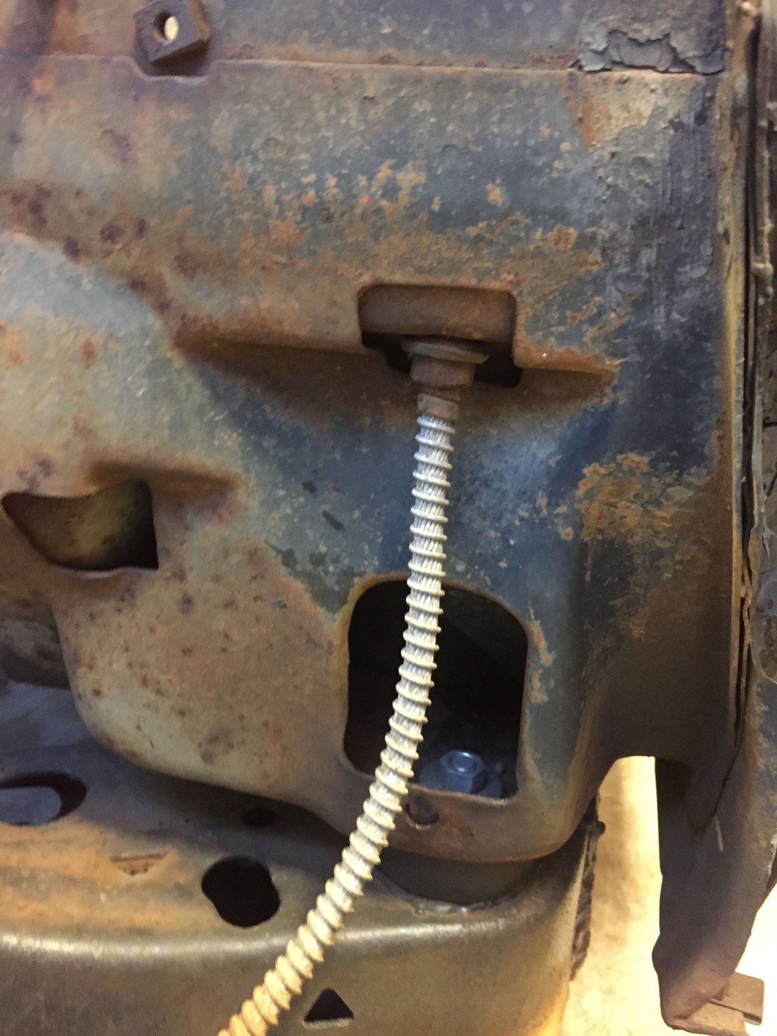 EBrake cable removal