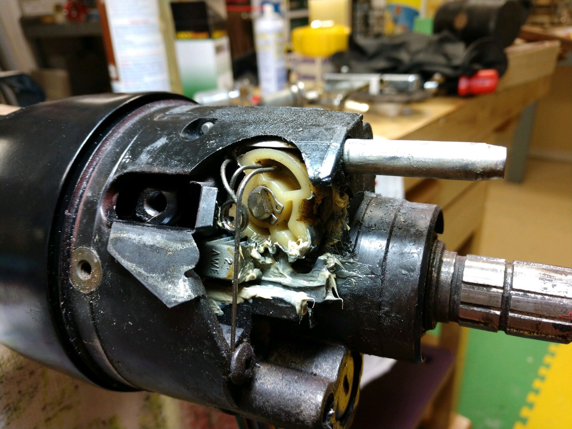 Steering column key lock problems 72 ish column