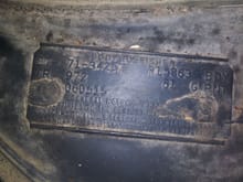 Pic of the cowl plate. Don't know what some of it means.