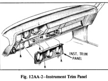 Remove Instrument Trim Panel