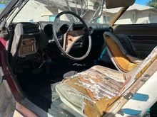 Interior looks rough