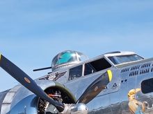 B-17 roof gunner