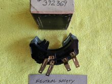 NOS neutral safety switch. Gm# 392365. 1966- Olds 98/88/Starfire. 4 pin. No tilt. Please check your fitment. $40.