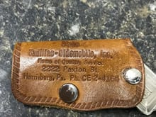 Original dealer key pouch for my '69 Hurst/Olds drag car