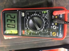 Update - I took the red wire from starter to junction box and read it that way and this is what I came up with (battery reads 12.76) should this read the same?