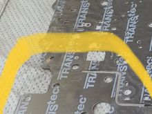 What was bolted here? Just one single thick plate, or a thick plate with a couple thinner plates sandwiched in between?