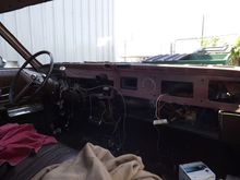 I took the dashboard out in anticipation of a LOT more welding on the pinch welds being needed.