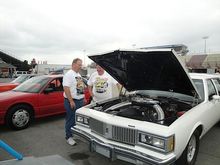 Norwalk 2012. My bud Mark and I talking Olds...