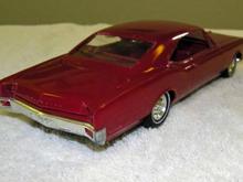 1965 Oldsmobile Dynamic 88 Holiday Coupe Promo Model Car - Target Red