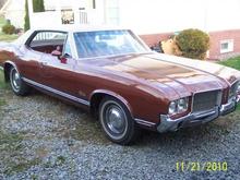 1971 Cutlass Supreme 4 dr htp in Sienna