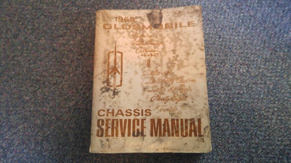 '69 Oldsmobile Chassis Manual ($20)