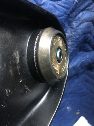 Southwest speed repo - notice shallow cup - ball joint presses to far through for boot to sit properly - southwest rep claimed it was made by Dana 