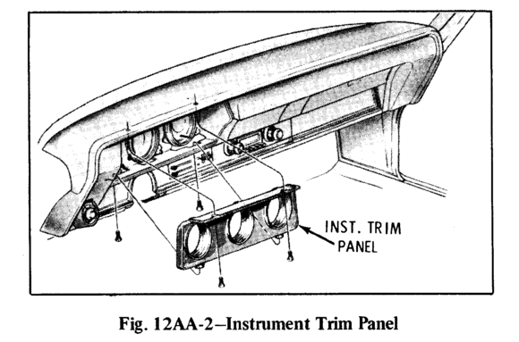 Remove Instrument Trim Panel