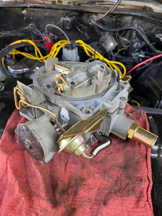 Correct carb being installed