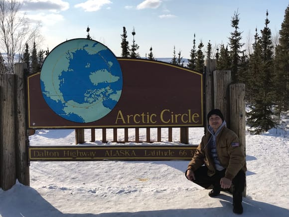 Here’s me at the Arctic Circle 