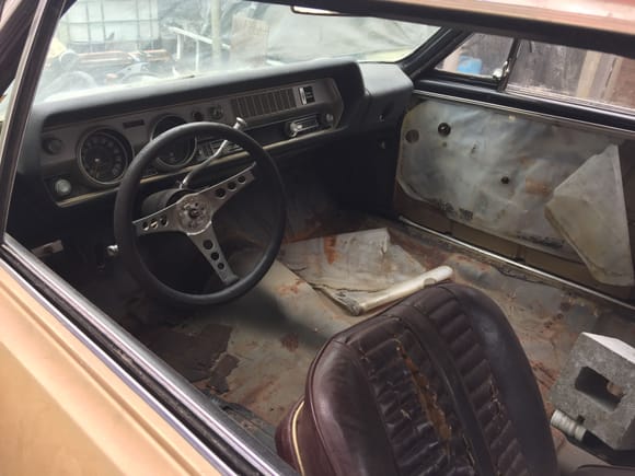 Inside parts car