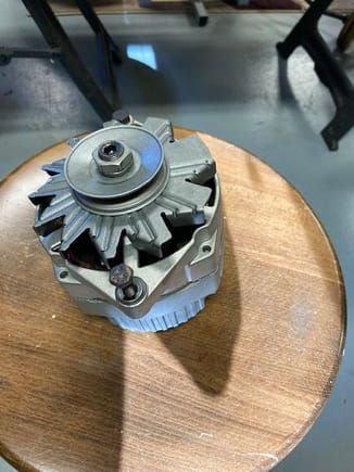 Open face alternator completed