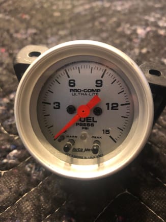 Autometer Ultra-Lite 2 1/16 fuel pressure gauge. Part number 4367. Installed and powered up once, consider it pre-tested!! $175