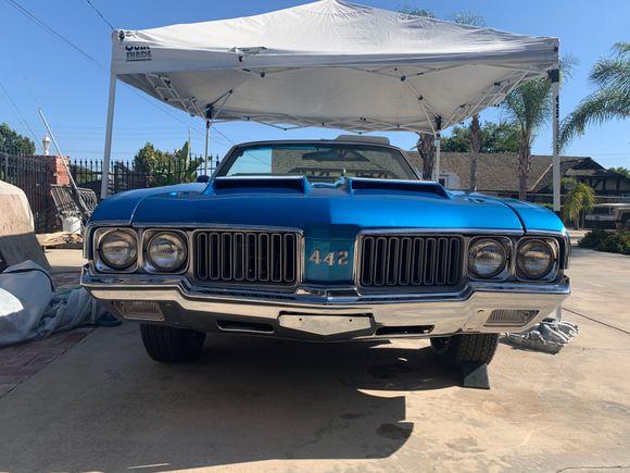 Front bumper installed!!