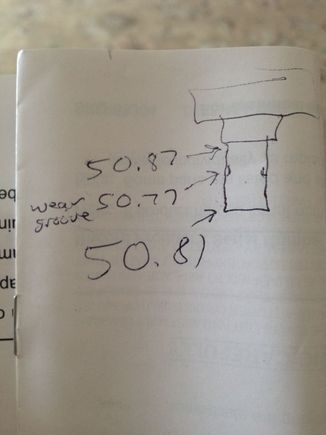 Drawing represents balancer with main body on top, hub and then shaft at the bottom.