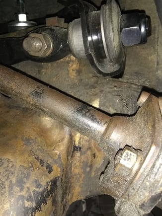 Drivers side less obvious but some weld spatter