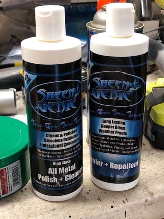 Used these to polish and seal the aluminum covers.