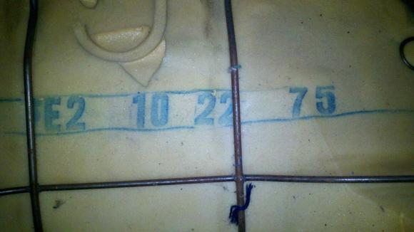 Underside of backseat where I found a broadcast sheet! Yay! I thought the date stamping was cool, note the FE2.