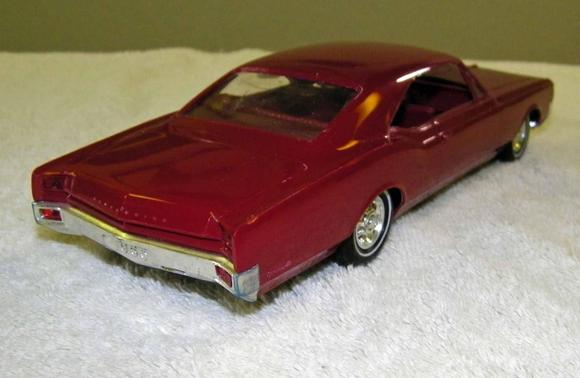 1965 Oldsmobile Dynamic 88 Holiday Coupe Promo Model Car - Target Red