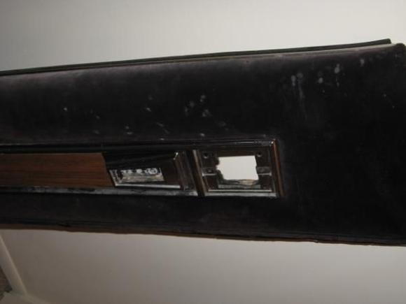 Before - upper driver door panel