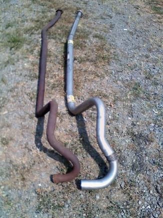 Completed Exhaust Pipe