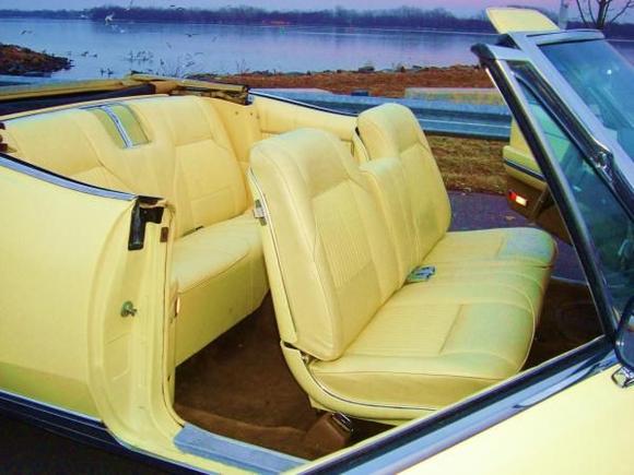 1967 Oldsmobile Ninety-Eight. &quot; Spring Special&quot; triple Saffron Yellow. The glow from this car is stunning.