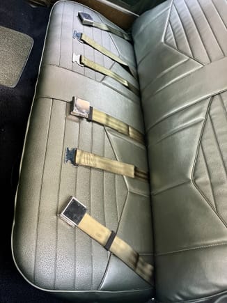 New seat belts