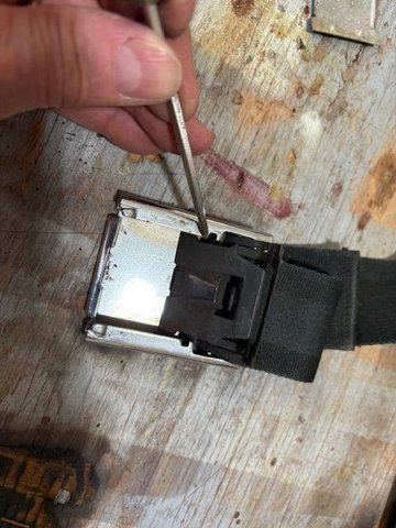 Spring is sharp and will cut you if not careful.